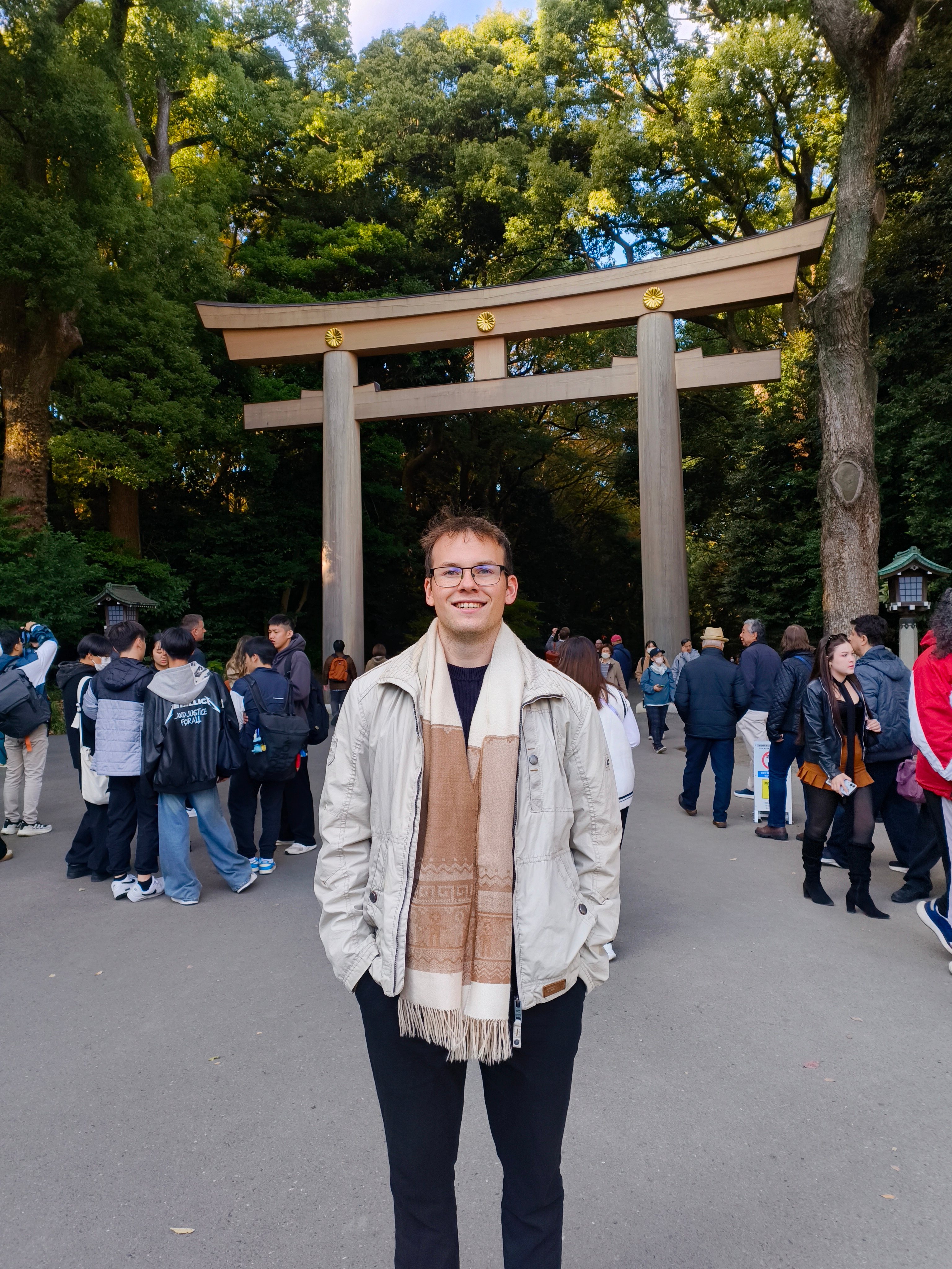 Niclas at Meiji Shrine, Tokyo